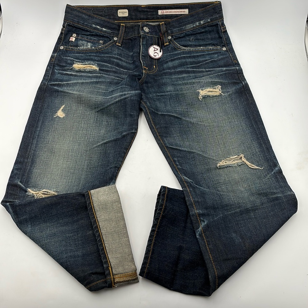 Ag Adriano Goldschmied The Ex Boyfriend Crop Jeans